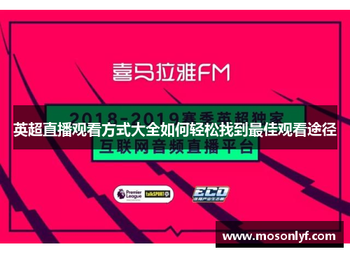 英超直播观看方式大全如何轻松找到最佳观看途径